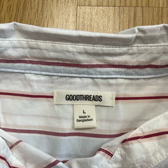 Goodthreads Striped Button Down Shirt - Picture 5 of 9